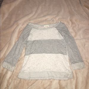 Monteau Lace Crew Sweater